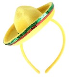 NAF3011 Mexican Hat Headband Yellow