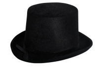 ND1396 Lincoln Top Hat Velvet Black