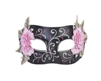 ND1414P Aria Eye Mask - Black/Pink