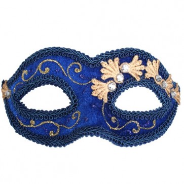 ND4234 Coco Blue Velvet Eye Mask