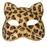 ND4361 Felina Leopard Glitter Eye Mask