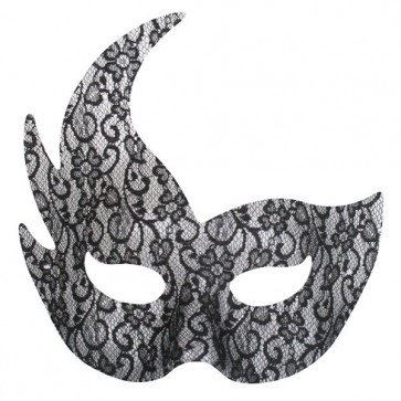 NFP1960 SIAM Black Lace Eye Mask