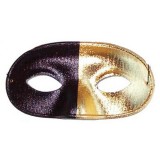 NFP547 BI COLOUR Black & Gold Eye Mask