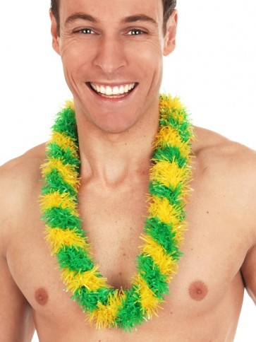 NH3107 Lei Green and Gold 6 Pack