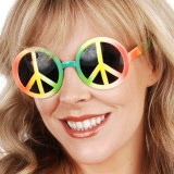 NL1102 Peace Sign Multicoloured Sunglasses