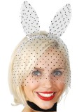  Bunny Ears with Veil Headband 3 Pack
