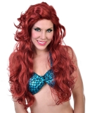 NZ7095 Mermaid Wig Red