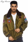  Top Gun Men's Nylon Bomber Jacket
