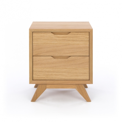 furniture by design milano 2 drawer bedside 1