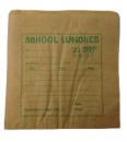 AA0051 Bags #2 BROWN - School Print 245 x 240mm