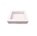 BC0002 Cake Box 6x6x5" White with Window
