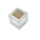 BD0170 Cake Box Small 1 Cup Window With Divider