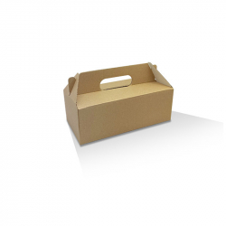 CD2300 Catering Box Pack N Carry Kraft/White Small HBS