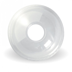 GA0075 Lid DOME t/s Clear PLA BioPak Cups C96DB