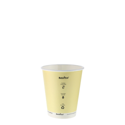 GB0320 Paper Cold Cup Pastel Yellow 300ml 10oz