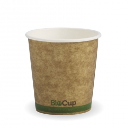 GD0017 Paper Hot Cups 4oz Kraft BioPak BCK4GS