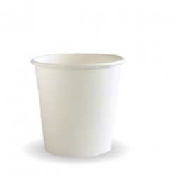 GD0022 Paper Hot Cups 4oz Plain White 4PW
