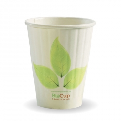 GD0046 Paper Hot Cups 8oz D/Wall BioPak BC8DW
