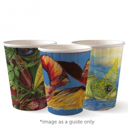 GD0074 Paper Hot Cups 12oz D/Wall BioPak BC12DW-Art Series