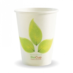 GD0078 Paper Hot Cups 12oz Leaf BioPak BC12