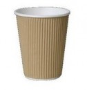 GD0105 Paper Hot Cups 12oz Brown Ripple