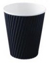 GD0127 Paper Hot Cups 16oz Black Ripple