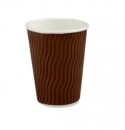 GD0138 Paper Hot Cups 16oz Cool Wave BROWN