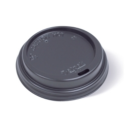 GD0166 Lids Travel 8oz Black Smooth D/pak