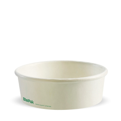 GD0419 Paper BioBowl White 16oz/500ml BioPak BLSMALLW