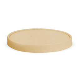 GD0448 Lid Kraft Paper t/s 10-16oz Paper Soup Cup Kraft 115mm EP