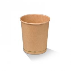 GD0458 Paper Bowl Kraft PLA Soup / Gelato 32oz, 970ml BBP32