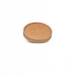 GD0465 Lid Vented PLA Coated t/s Paper Bowl Kraft 16oz BBP16L