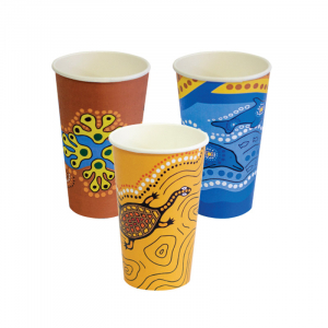 GD2308 Paper Hot Cups Eco 16oz Indigenous KEIP Series