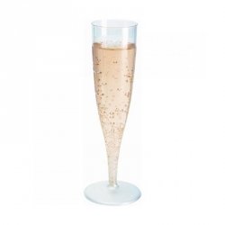 GE0018 Plastic Champagne Flute 135mm 1 Piece Alpen