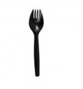 IC0022 Plastic Sporks BLACK