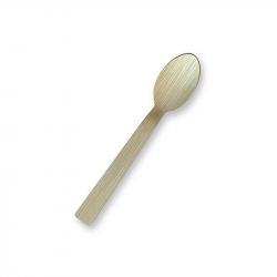 IC0045 Soup Spoon Premium Bamboo 170mm