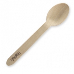 IC0047 Dessert Spoons Wooden