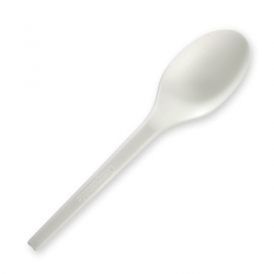 IC0055 Dessert Spoons PLA Compostable BioPak