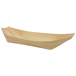 IG1104 Pine Food Boat 250x125x30mm EcoStyle