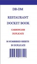 JB0010 Docket Book Medium Dupl Carbonless DB-DM 007CL