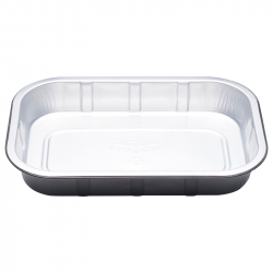 LB1170 Foil Container Smoothwall Aspire 750ml Black