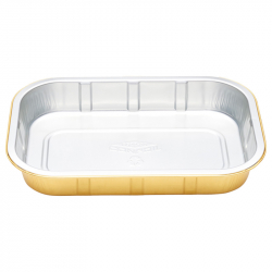 LB1172 Foil Container Smoothwall Aspire 750ml Gold