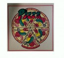 LC0010 Pizza Boxes Brown Printed 10"