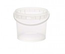 LC2046 Pail Round CLEAR 1L With Handle Only