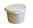 LC2081 Pail 5L White With Lid