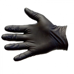 MA3064 Gloves Black Duo Nitrile/Vinyl P/Free Large