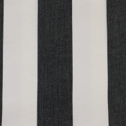 Avalon-Stripe Black Uncoated 140cm