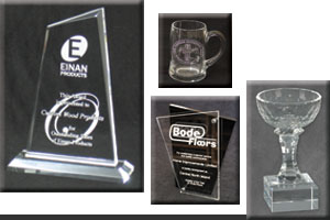 acrylic award crystal trophy engraved glass