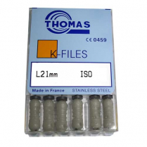 K-Files 21mm Size #8 (6 Pk)