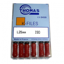 K-Files 25mm Size #55 (6 Pk)